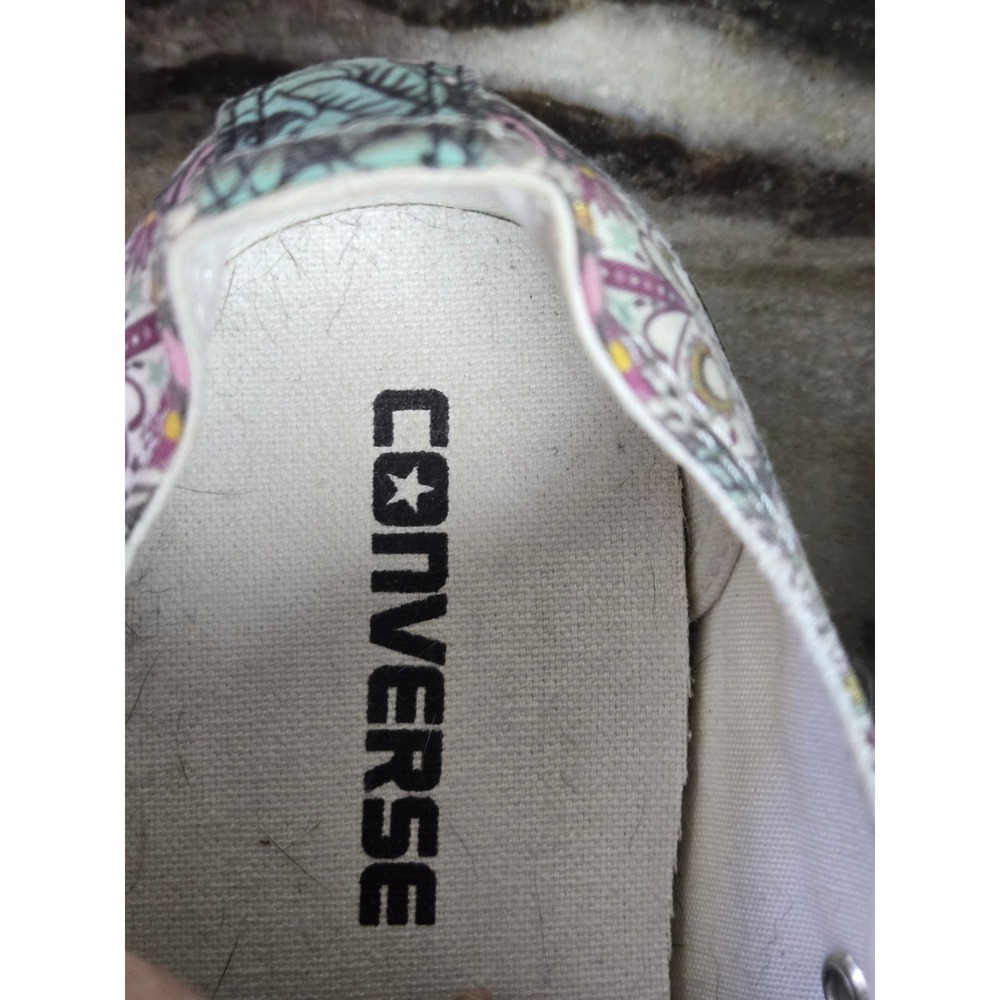 Converse Chuck Taylor All Star Sugar Skull Floral Low Top Sneakers Multicolor W7 - Picture 5 of 11
